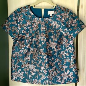 J. Crew embroidered blouse